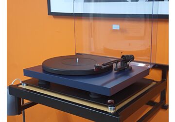 Project Debut Carbon EVO Turntable - Ex Display, Satin Steel Blue