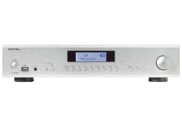 Rotel A14 MKII amplifier in silver